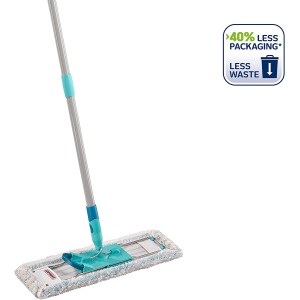 Leifheit Bodenwischer Profi XL für Fliesen und Steinböden mit Baumwollbezug und Stahlstiel.