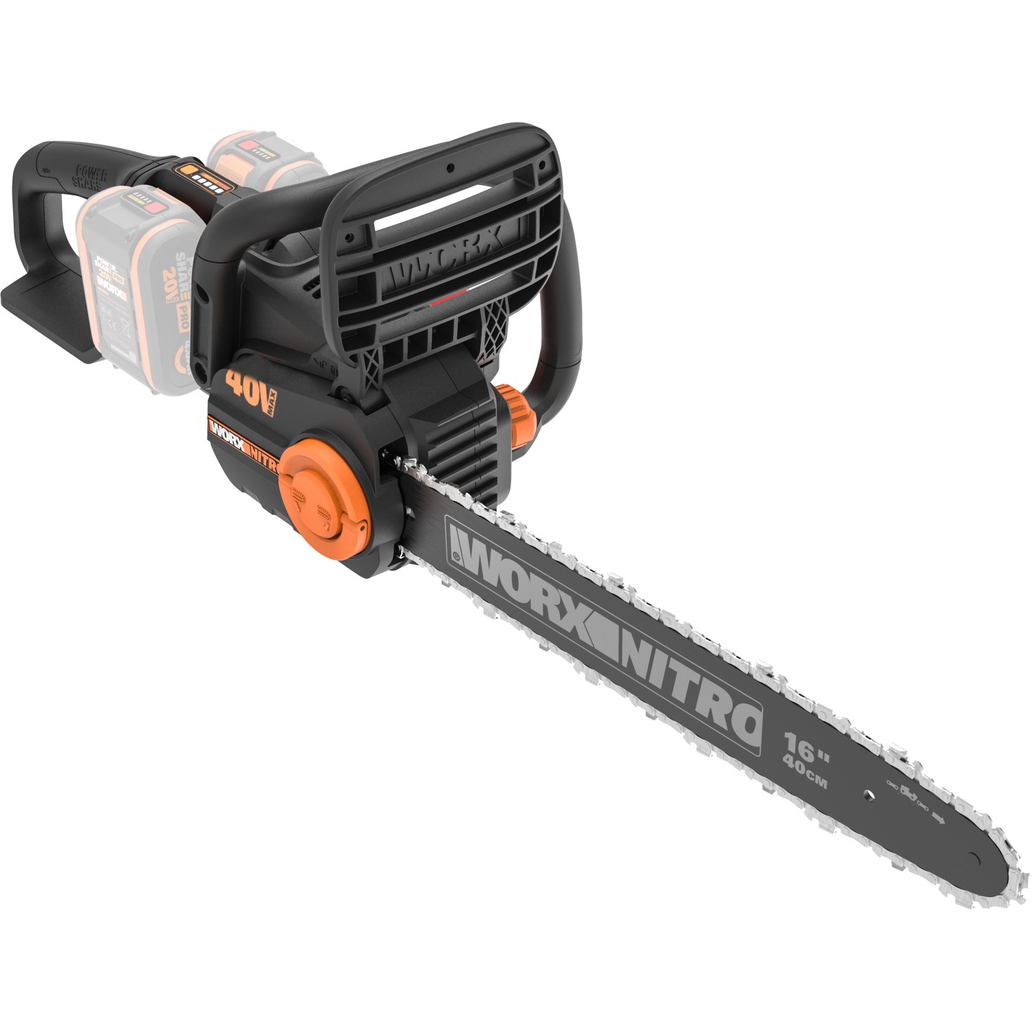 Worx High-Performance Kettensäge WG385E.9 40 V Solo