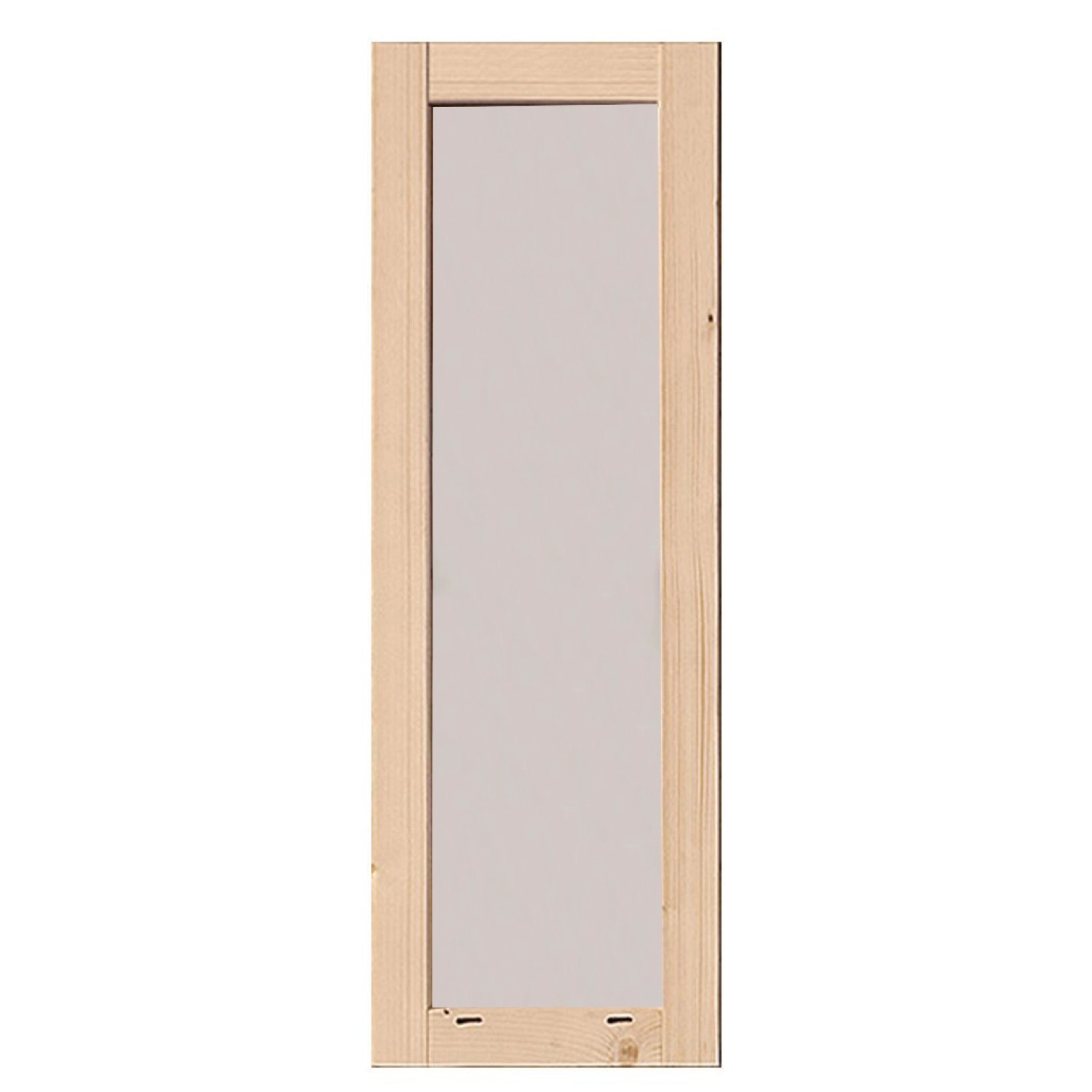 Karibu Fenster für 38 mm Wandstärke Feststehend Naturbelassen 60 x 169,5 cm günstig online kaufen