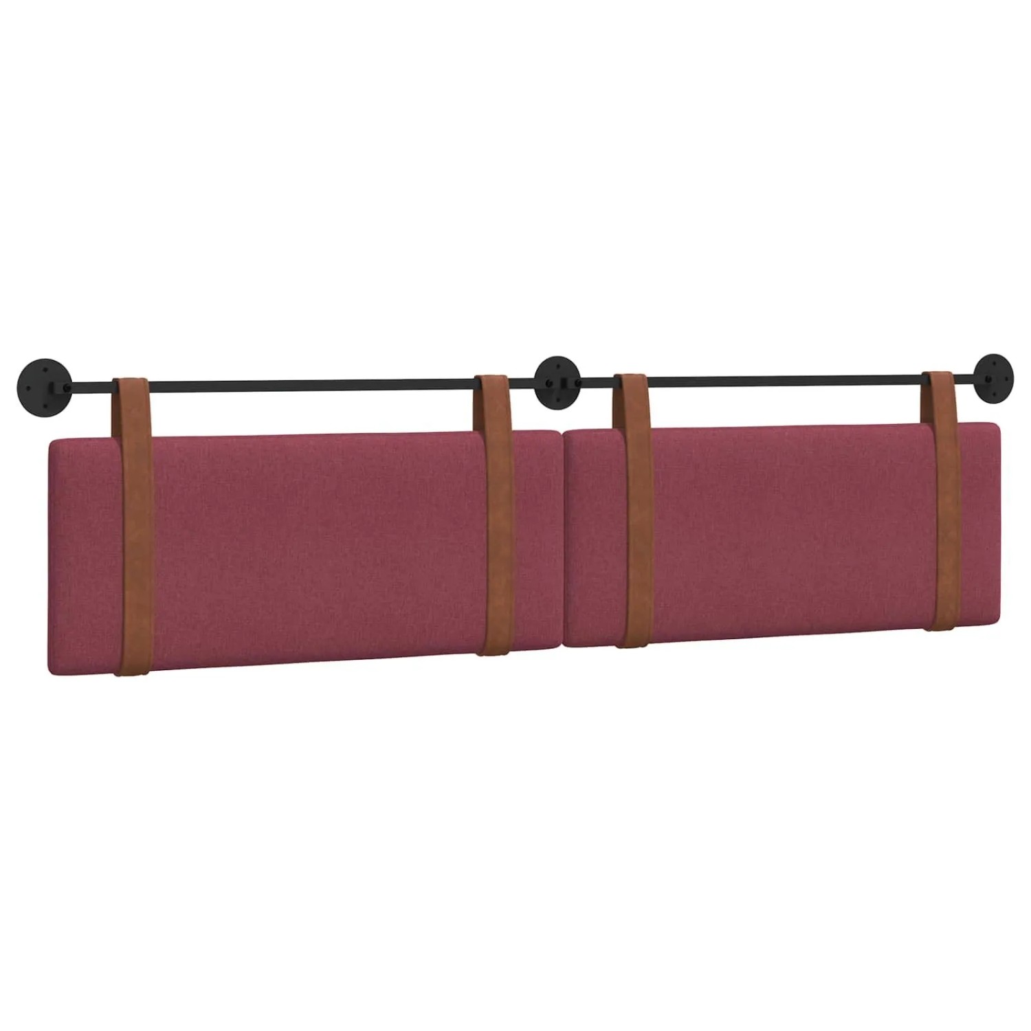 vidaXL Hängevorderseite Uni Weinrot 210 x 55 x 5 cm Antikes PU 42031546