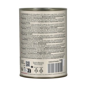 Lucky Jim Hunde-Nassfutter Adult Rind & Hirsch, 400g Dose.