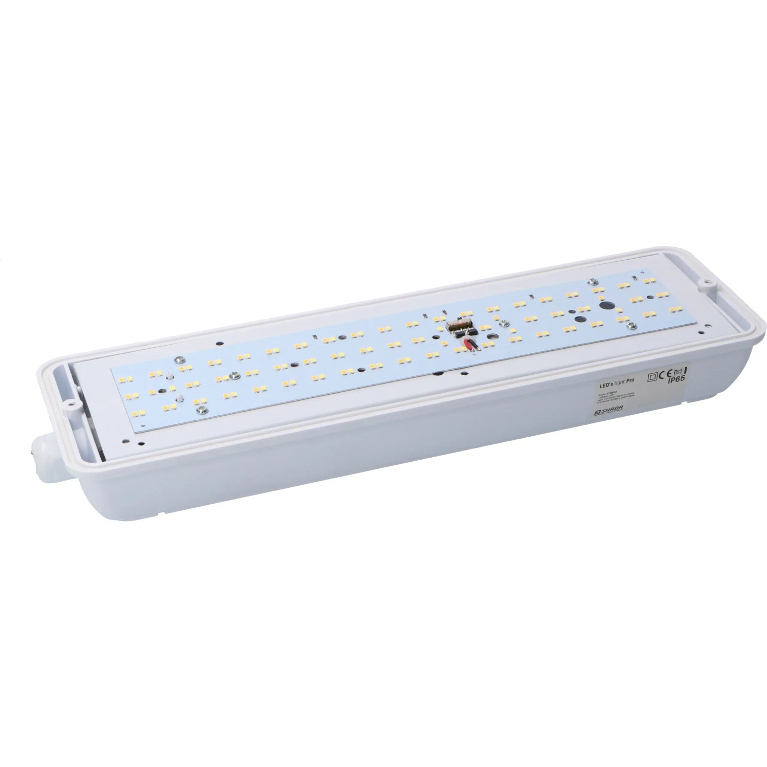 Weiße LED-Feuchtraumleuchte Strip, 11W, 30 cm, ideal für Bad & Keller.