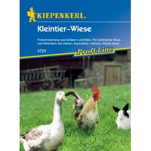 Kiepenkerl Kleintierwiese: Samenmischung für Kleintiere wie Kaninchen, Hühner und Gänse.