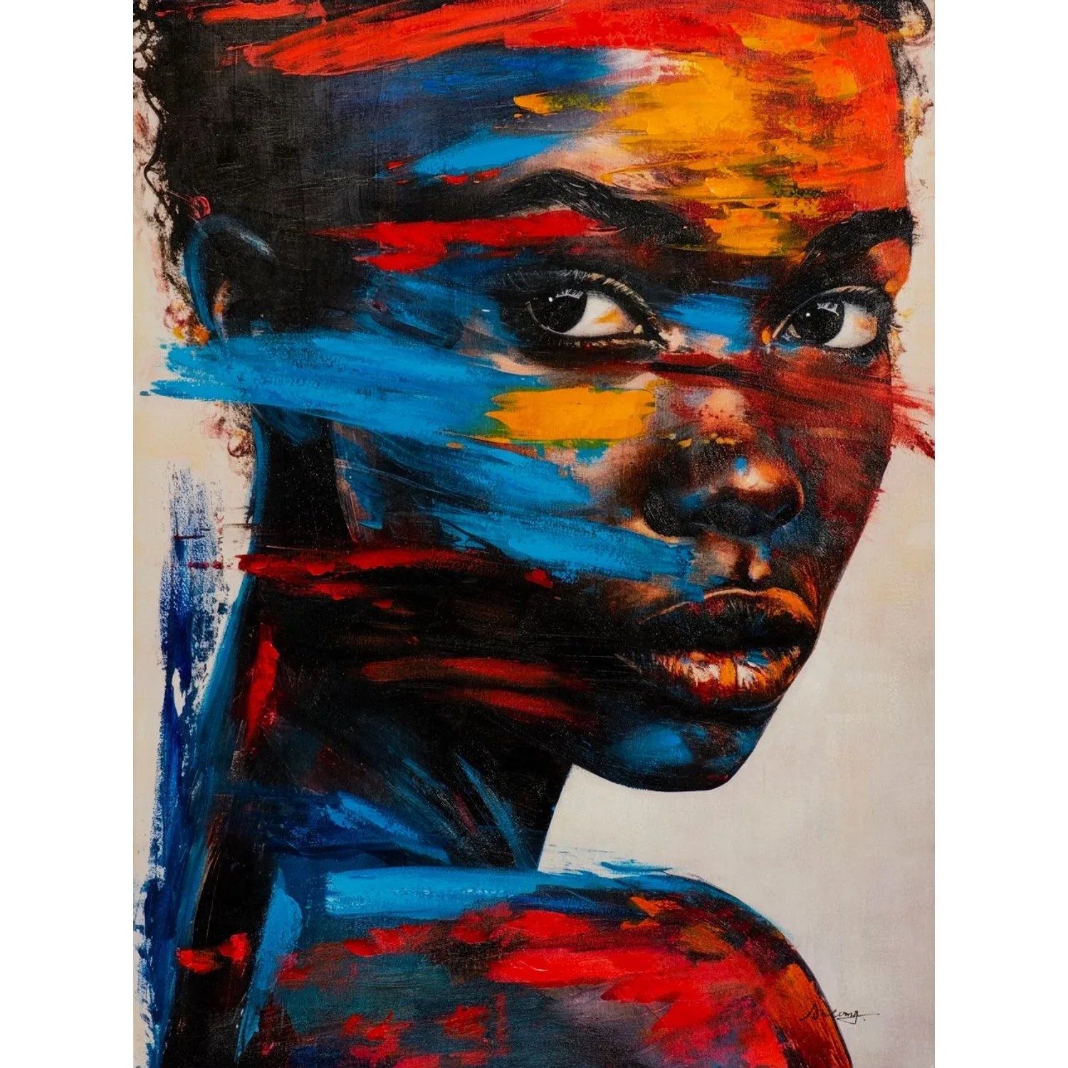 Art Universe Leinwandbild Beauty Behind Colours 90 x 120 cm