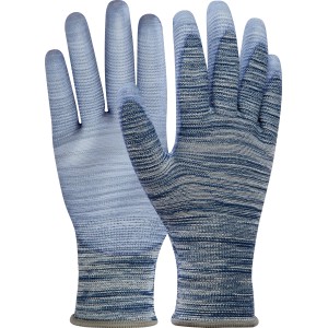 Blauer LUX Eco-Arbeitshandschuh Gr. 10 für Heimwerker und Garten, atmungsaktiv und elastisch.