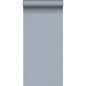 Sanders & Sanders Tapete Leinen-Optik Graublau 53 Cm X 10 M - 640426