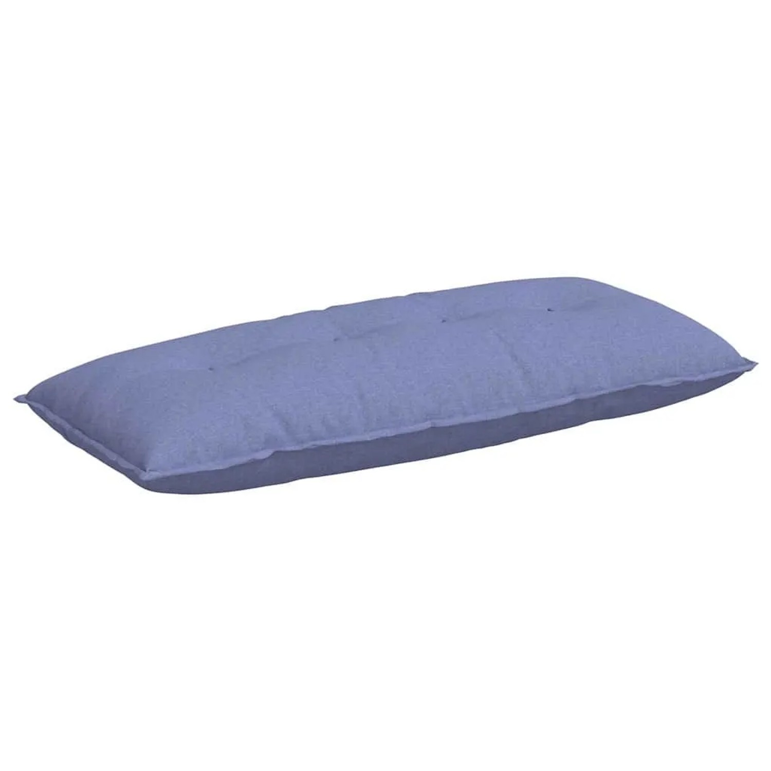 vidaXL Rückenkissen Jeans Blau 120 x 19 x 50 cm Stoff 42014801