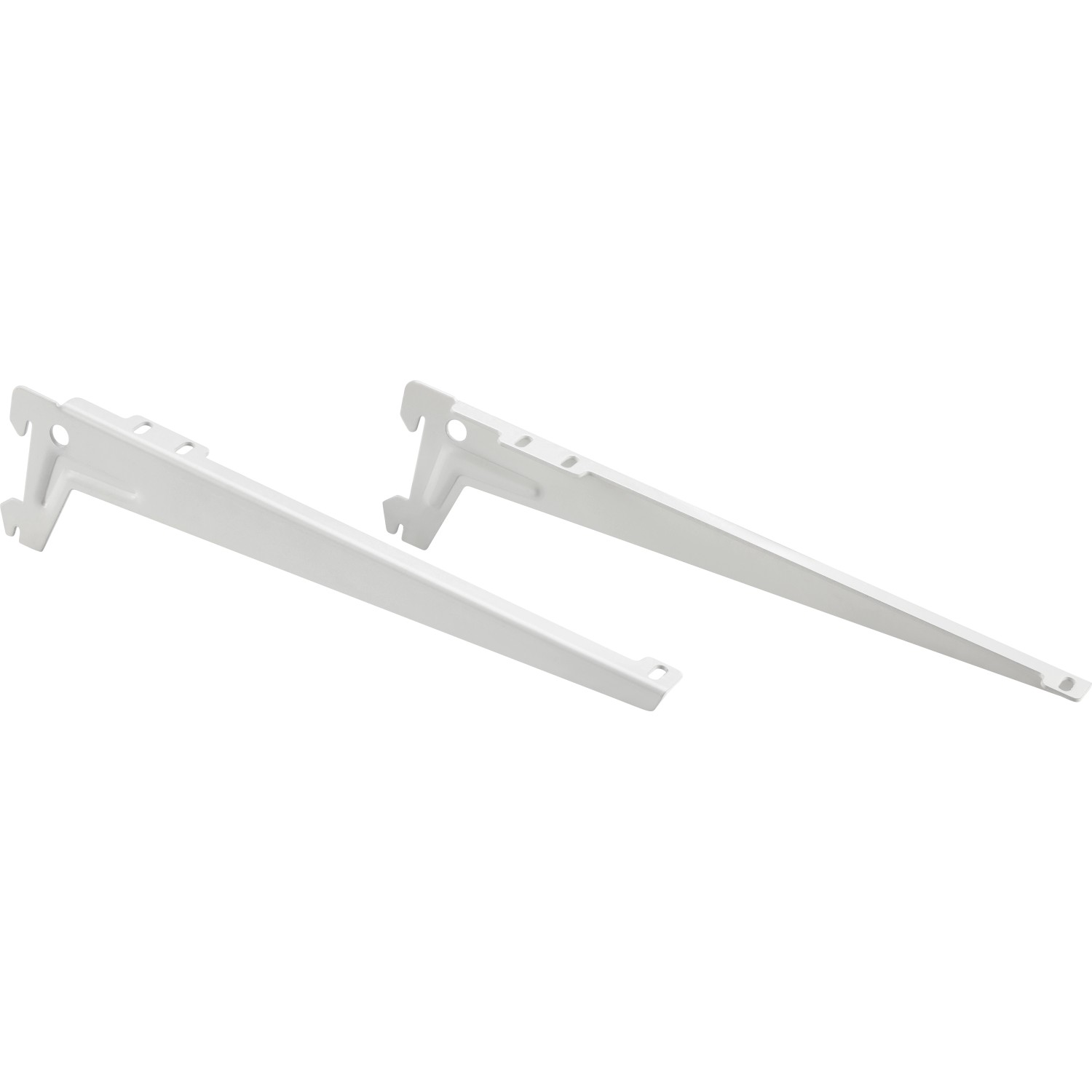 Metall-Winkelträger-Set 1-reihig 28 cm Weiß