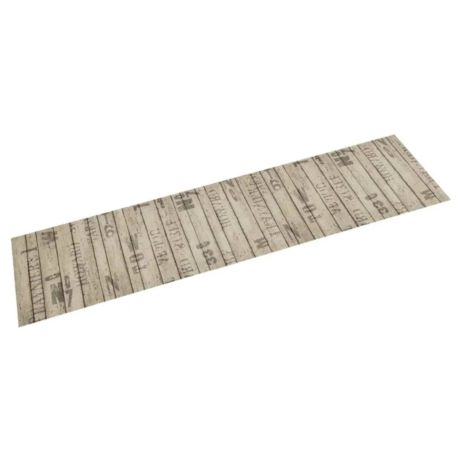 vidaXL Küchenteppich Waschbar Zaun 60x300 cm Samt 4005640