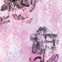 Komar Vlies Fototapete Baroque Pink mit floralem Muster, 200x250 cm.