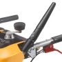 Detailaufnahme: Bedienelemente der Stiga Benzin-Schneefräse ST 6272 P TRAC.