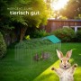 Tectake Freilaufgehege Für Kaninchen  Aus 12 Gitterelementen Mit Sonnenschutz  180 x 75 x 75 cm Grün_7