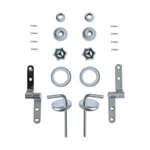 WC-Sitz Befestigung Tango aus Edelstahl, Zubehör für Toilettensitze.