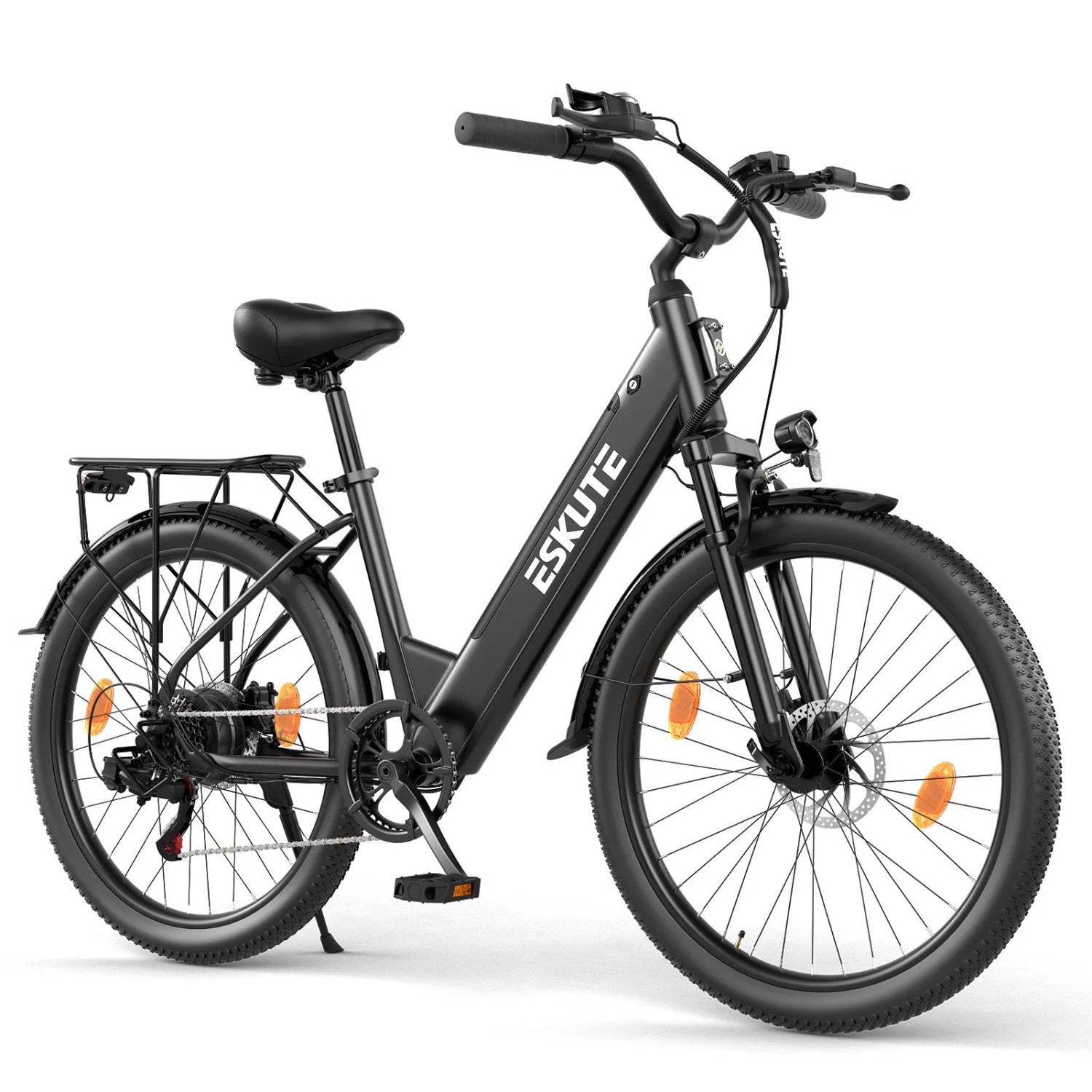 ESKUTE C100 Plus City E-Bike-26 Zoll-250W Motor-36V13Ah Akku
