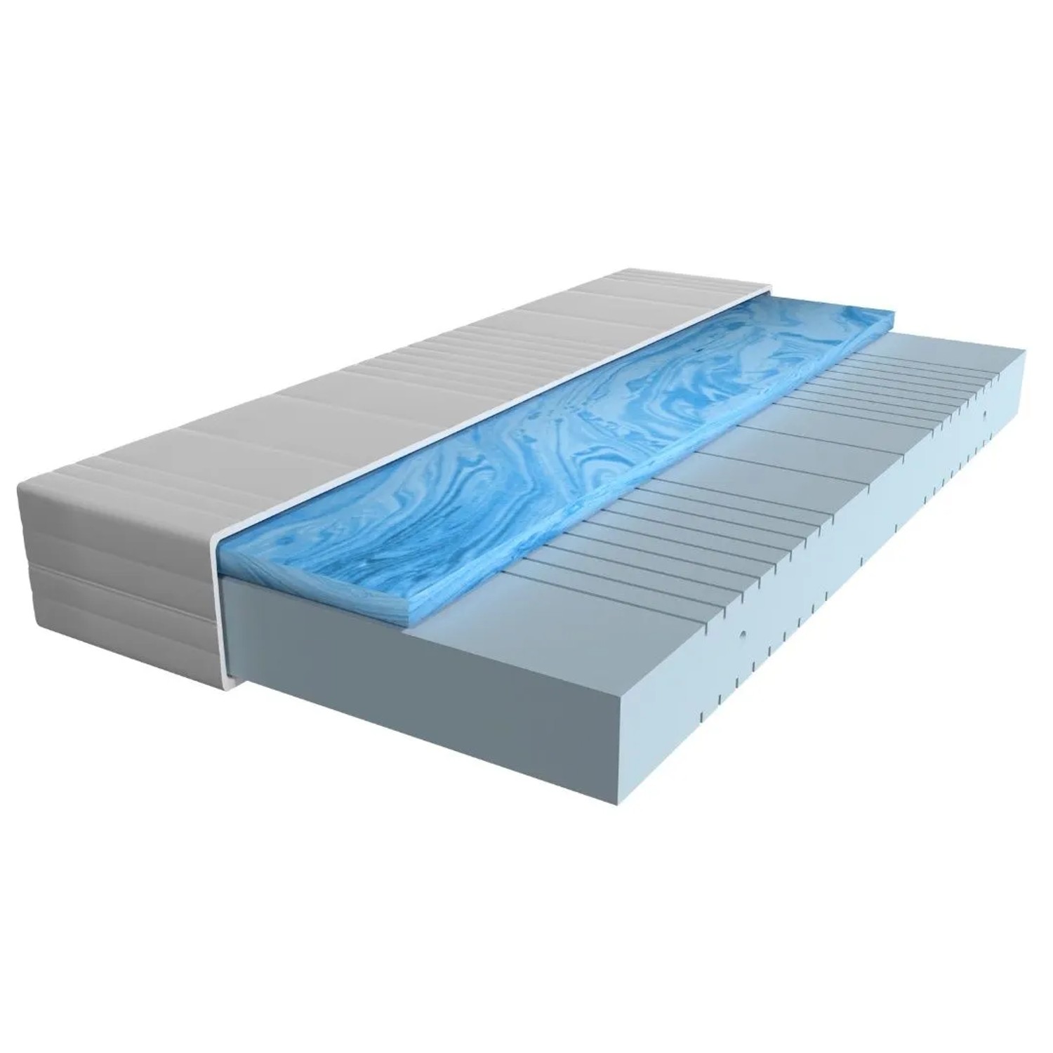 AM Qualitätsmatratzen 7 Zonen Gelmatratze Made in Germany 90x200cm H2