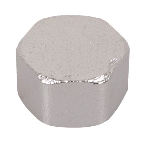 Kirchhoff Endkappe, 18,7 mm (1/2 IG), Chrom, für Gewindefittings.