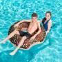 Bestway Schwimmring Donut (Ø 94 cm) im Wasser mit Kind und Frau. Badespaß im Sommer.