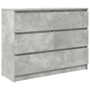 vidaXL Sideboard Betongrau 100x35x76 cm Holzwerkstoff 3328501