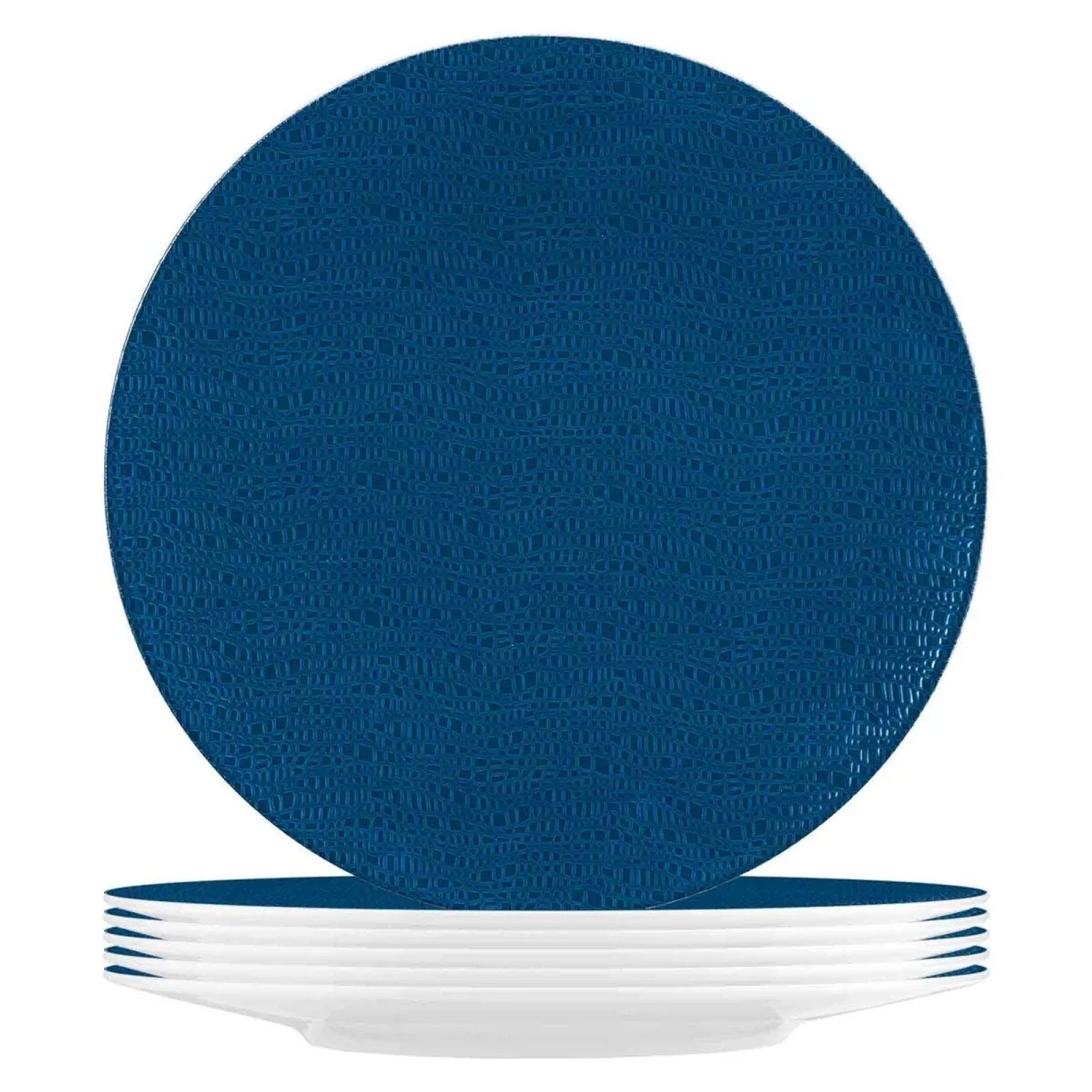 Seltmann Weiden Life Fashion Speiseteller 28,3 cm 6er Set Classic Blue