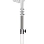 CASAFAN Industrie Standventilator SPEED2PROTECT Safeline IP44, weiß, mit Schutzgitter und verstellbarer Höhe.