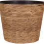 Naturfarbener Übertopf aus Wasserhyazinthe, Ø 40 cm, für den Innenbereich.