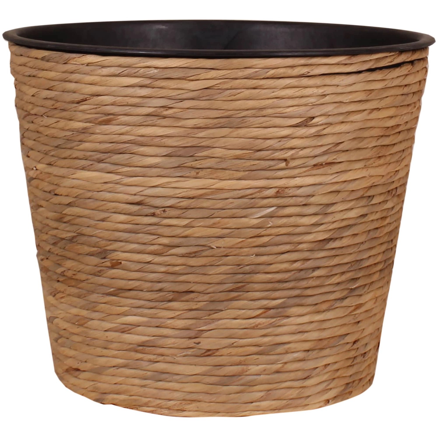 PP-Übertopf mit Wasserhyazinthe Ø 40 cm x 32 cm Natur
