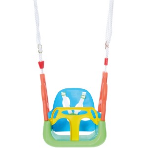 Happy People Kinder-Schaukel 3-in-1, höhenverstellbar und multicolor.