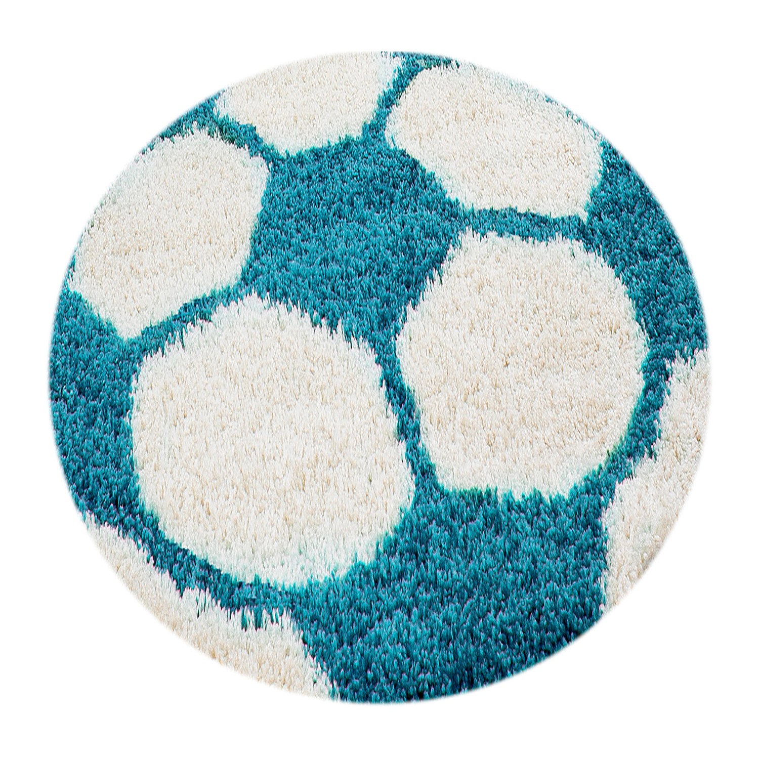 Ayyildiz Kinderteppich Fun 6001 Türkis Ø 120 cm günstig online kaufen