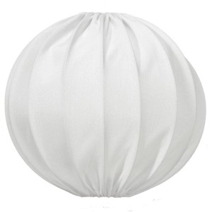 PR Home Alva Textil Lampenschirm für Außen und Innen Weiß 40cm für E27 Fassung