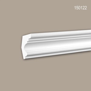 Weiße PROFHOME Eckleiste 150122, 28 Zierleisten (56 m) im Set für Paneel-Zubehör.
