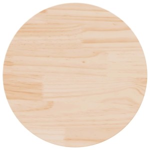 vidaXL Tischplatte Rund Ø50x3 cm Massivholz Kiefer 833661