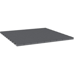 Rechteckige, anthrazitfarbene Beton-Pflastersteine (20x10x6 cm) für Gartenwege und Einfahrten.