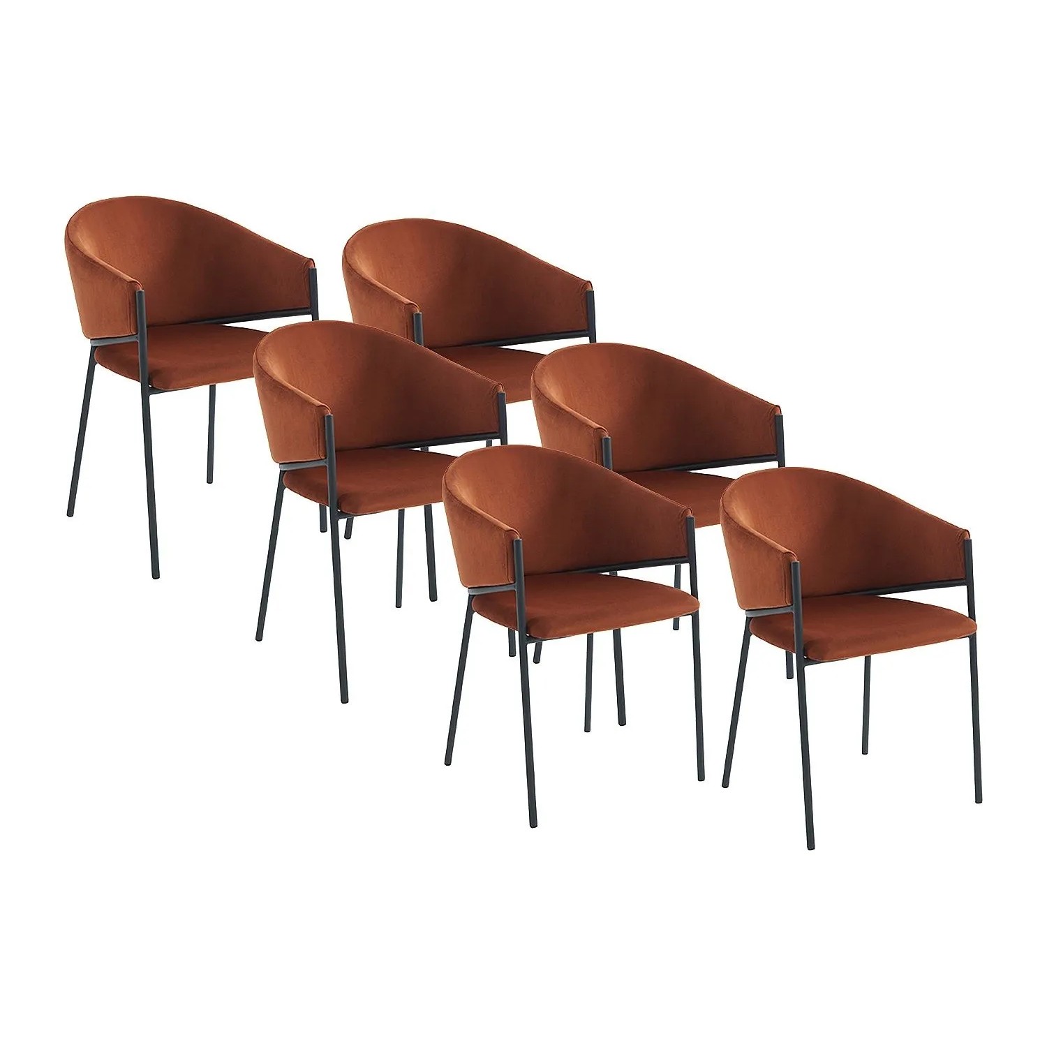 Vente-unique Stuhl Ordida Terracotta 53 cm