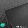 Detailaufnahme der anthrazitfarbenen KARAT Schmutzfangmatte SKY Novo mit TPE-Rücken.