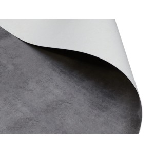 PVC-Boden Turvo Stein Kanada, Betonoptik, 2,00m x 4,50m. Strapazierfähiger Bodenbelag für Wohnräume.