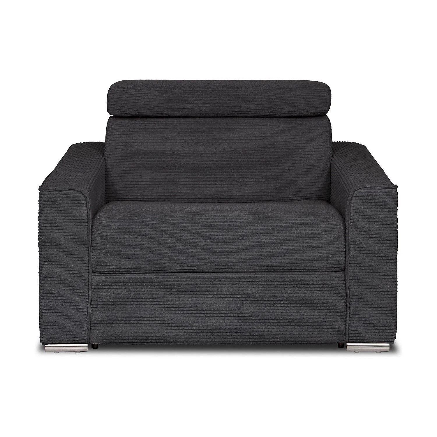 Vente-unique Schlafsessel Vizir Grau 127 cm