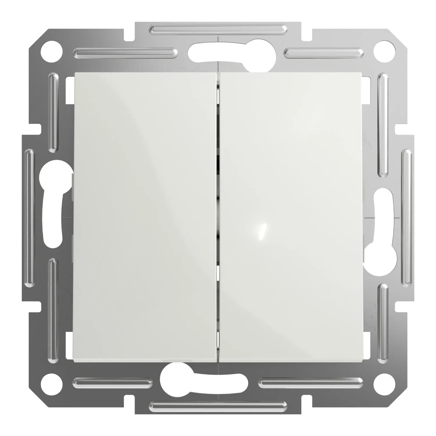 Schneider Electric ASFORA Doppeltaster UP Weiss EPH1170121D