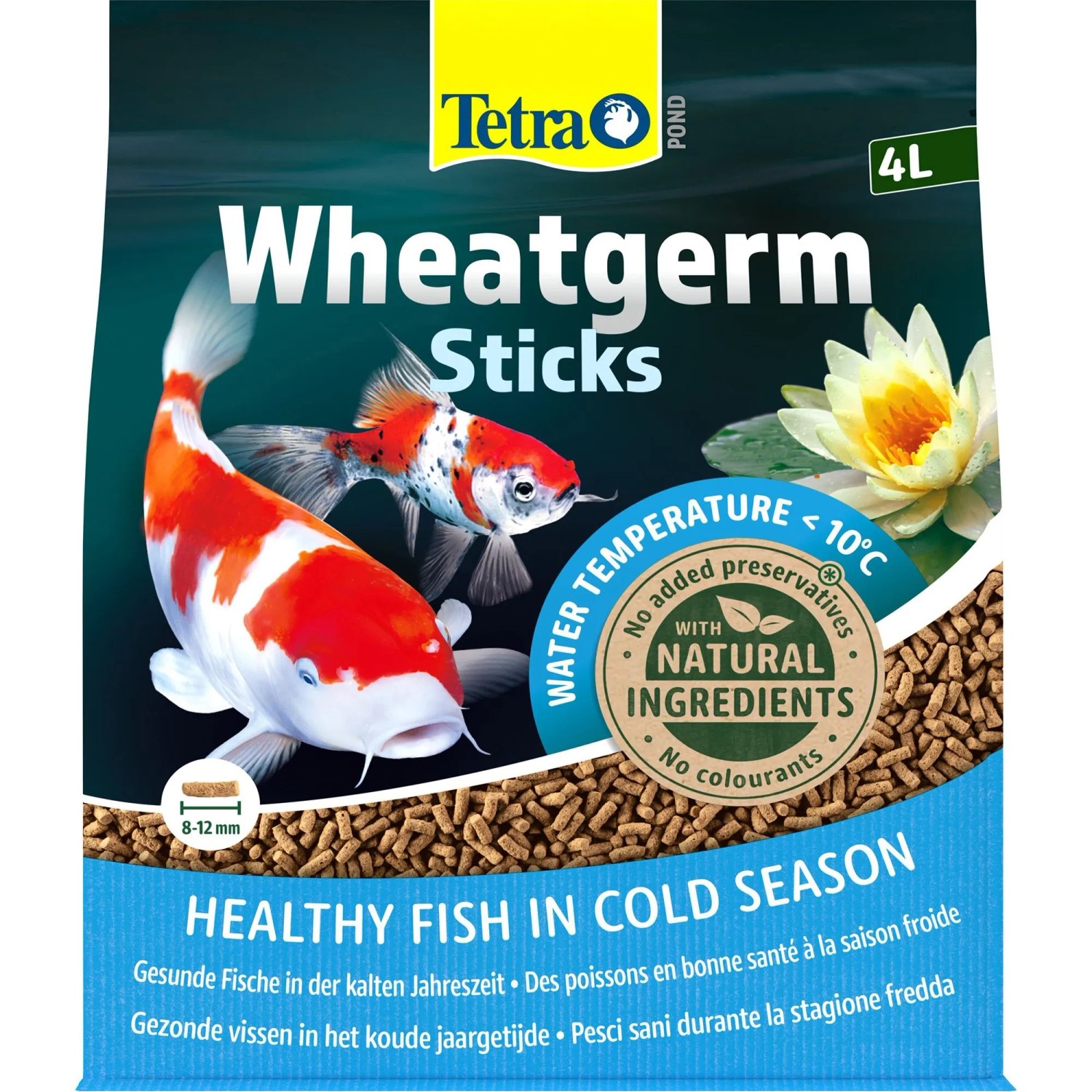 Tetra Pond Teichfutter Wheatgerm Sticks 4 l