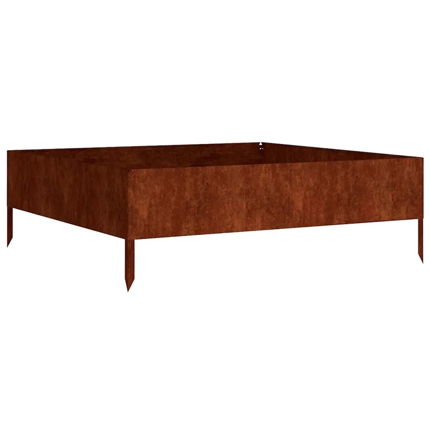 Furnicato Hochbeet 100x100x335 Cm Cortenstahl