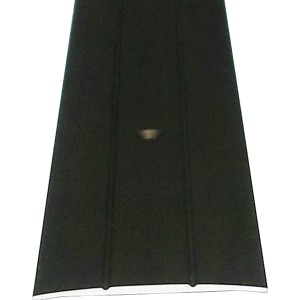 Gelochtes Übergangsprofil in Bronze, 38 mm breit, 1 m lang, für Laminat & Parkett.