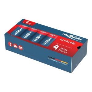 Westfalia Alkaline Batterie Mono D 4 StÜCk