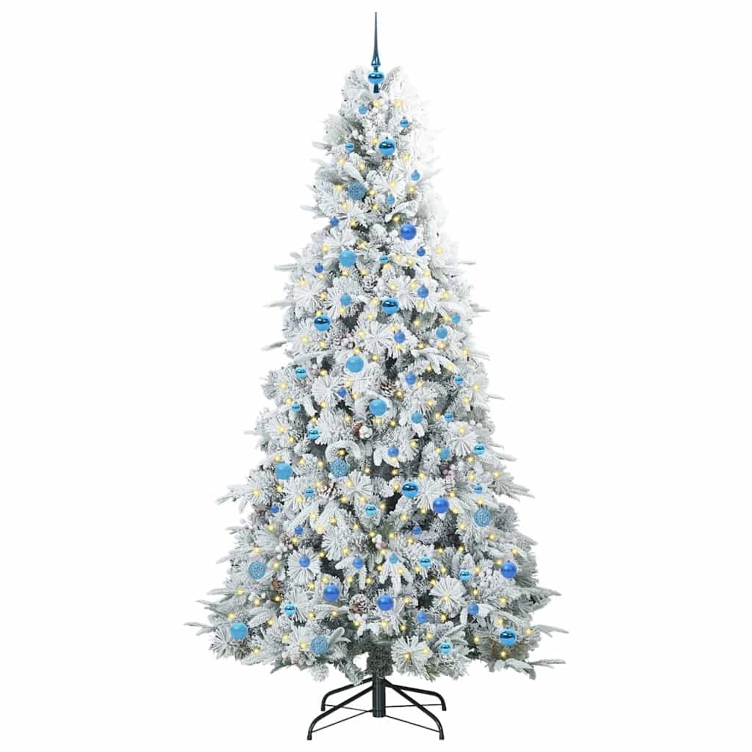 vidaXL Künstlicher Klappbarer Weihnachtsbaum Grün 240 cm PE und PVC 3397517