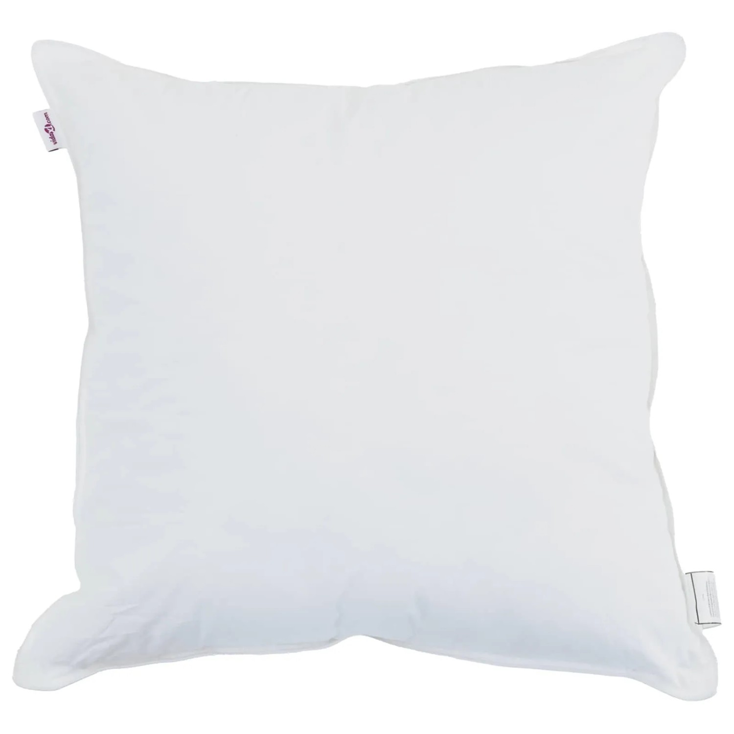 vidaXL Kopfkissen mit Kissen 2 Stk Weiß 40 x 40 cm Baumwolle 42007703
