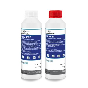 DD Composite Epoxidharz-Set: 250g Epox 4307 Harz und 125g Härter 313.