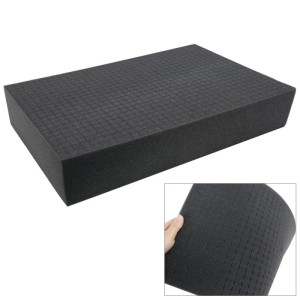 HMF 1456-100 Rasterschaumstoff Würfelschaum 345 x 550 mm Double-Size Koffereinlage Tabletop Höhe 100 mm
