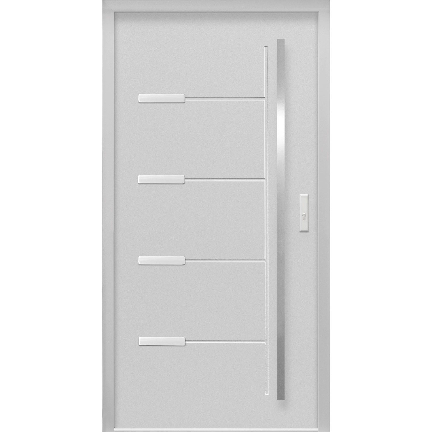 Sicherheits-Haustür ThermoSpace Oslo Prime RC2 Grau 100 x 210 cm Anschlag R günstig online kaufen