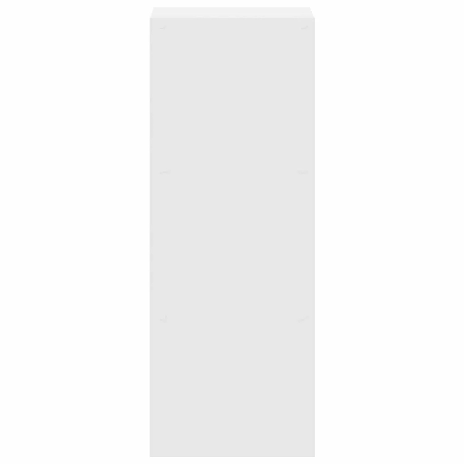 vidaXL Bücherregal Stapelbar Weiß 30x30x80 cm Holzwerkstoff 858803_5