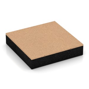 WARCO Fallschutzplatte, sandbeige, 50x50x11 cm, für Spielplatz und Garten.
