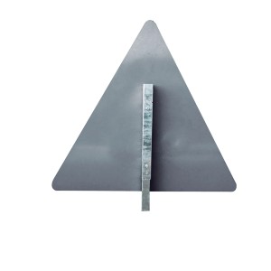 Schake Adapter für Schilder, 410 mm, feuerverzinkt, zur Befestigung an Baugeräten.