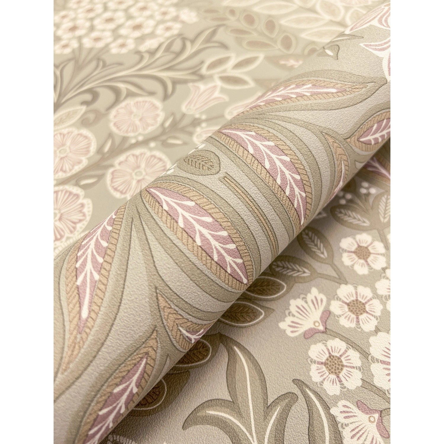 Newroom Vliestapete Bianca Beige Blumen Floral günstig online kaufen